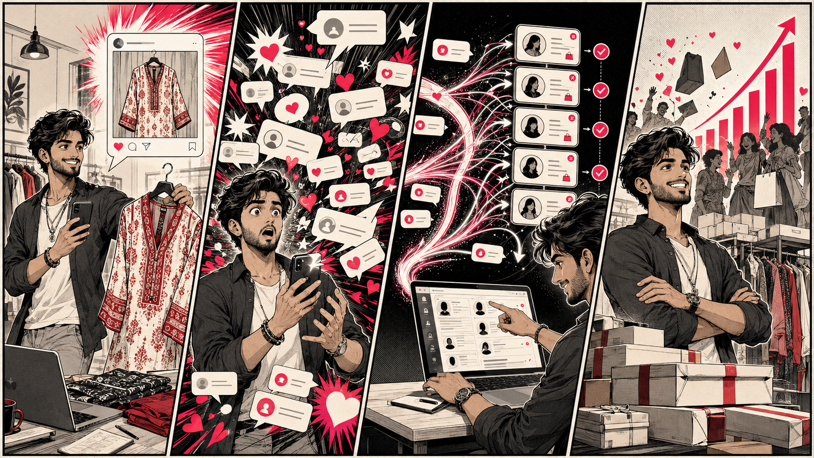 Instagram engagement becoming qualified business leads
